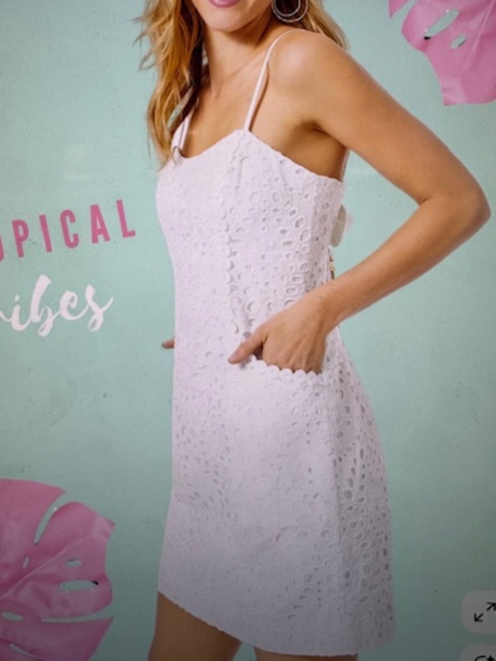 EUC!  Graduation!!!  Lilly Pulitzer Eyelet Shift Dress, size 4